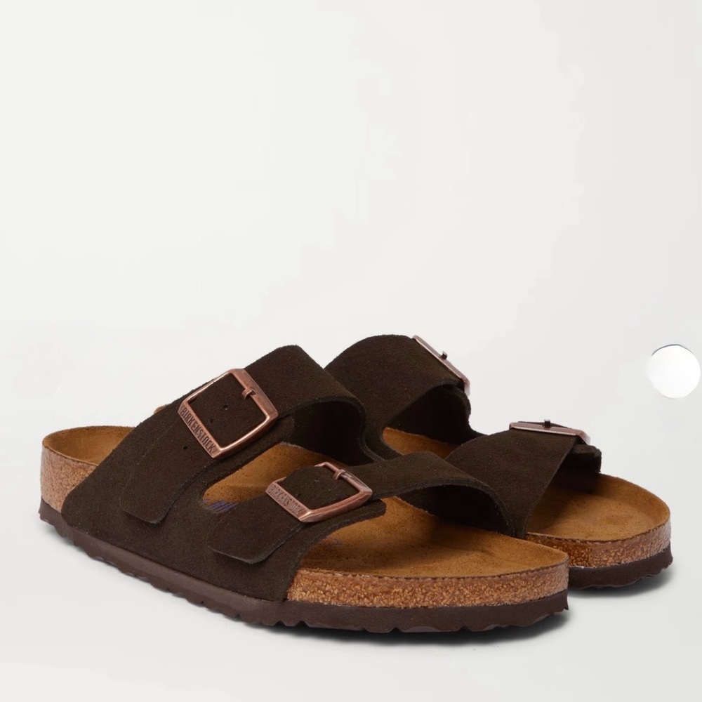 NWT Birkenstock Arizona Soft Footbed Suede Mocha / size 9